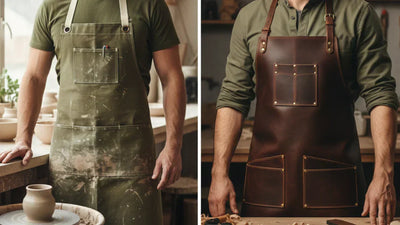 Canvas vs leather: which apron is right for you?