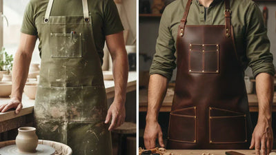 Canvas vs leather: which apron is right for you?