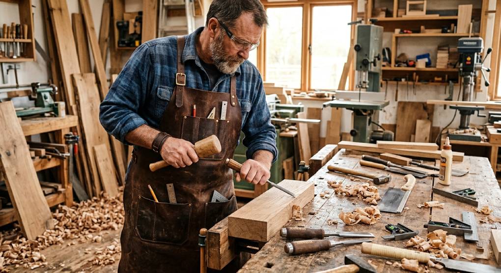 Key Features of a Leather Apron for Woodworking