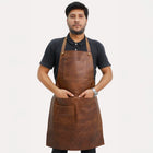 Barber Master leather apron