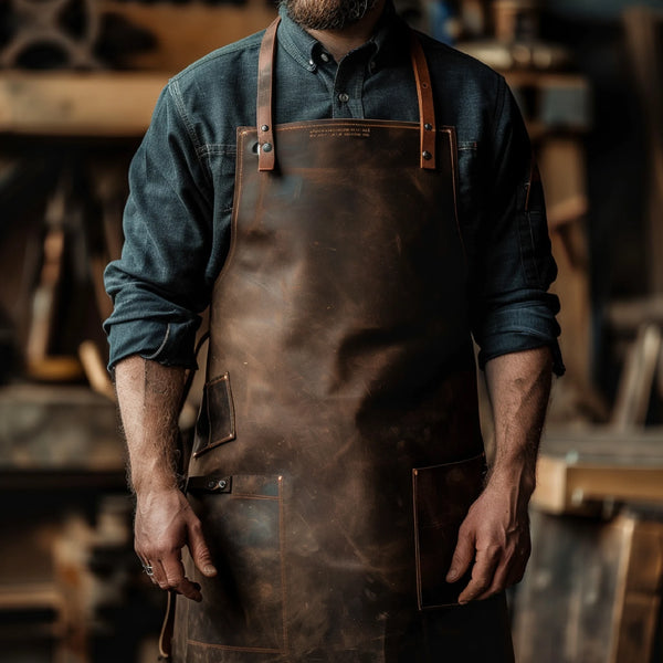 Forge Guard Protective Leather Apron