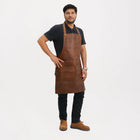 Leather made barber apron
