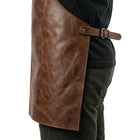 Plain leather aprons for grilling