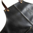 black bar leather apron for men
