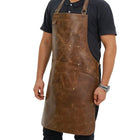 blacksmith iron guard leather apron