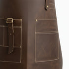 brown trim master apron