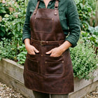 gardening leather apron