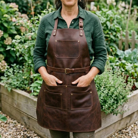 gardening leather apron for women