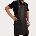 brown leather apron for blacksmith