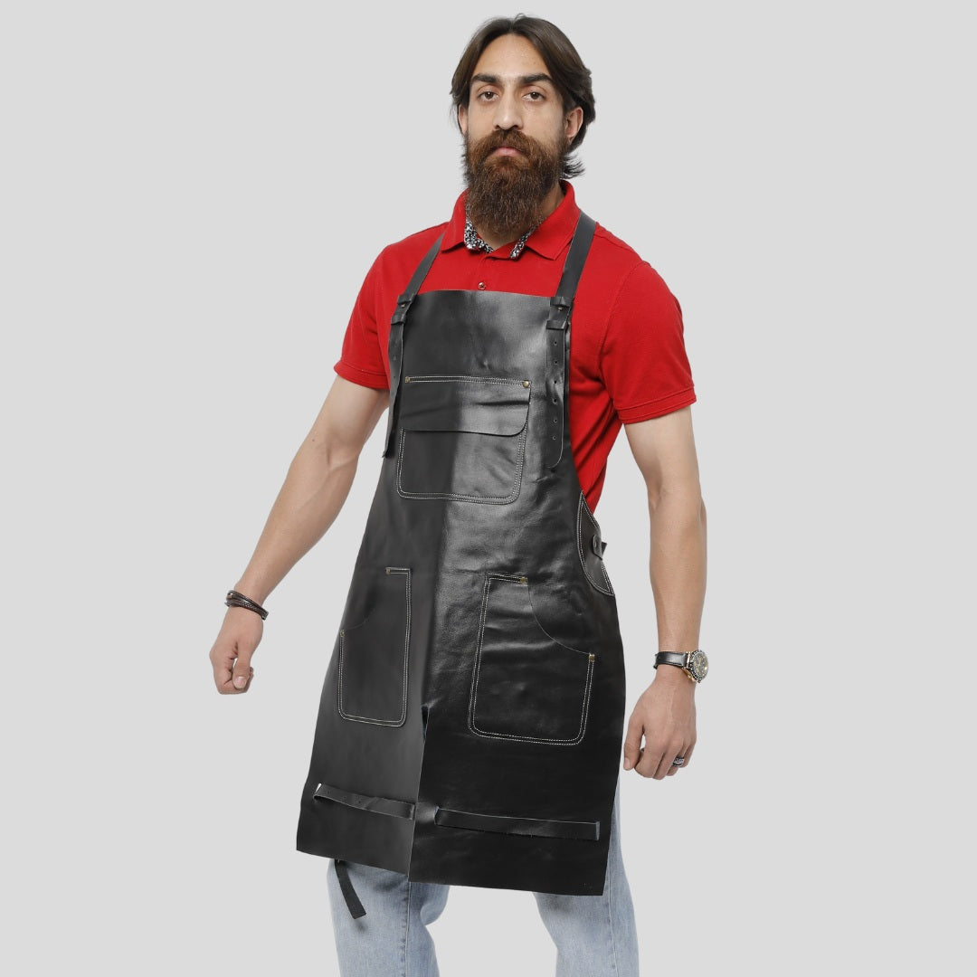 welding apron split leg